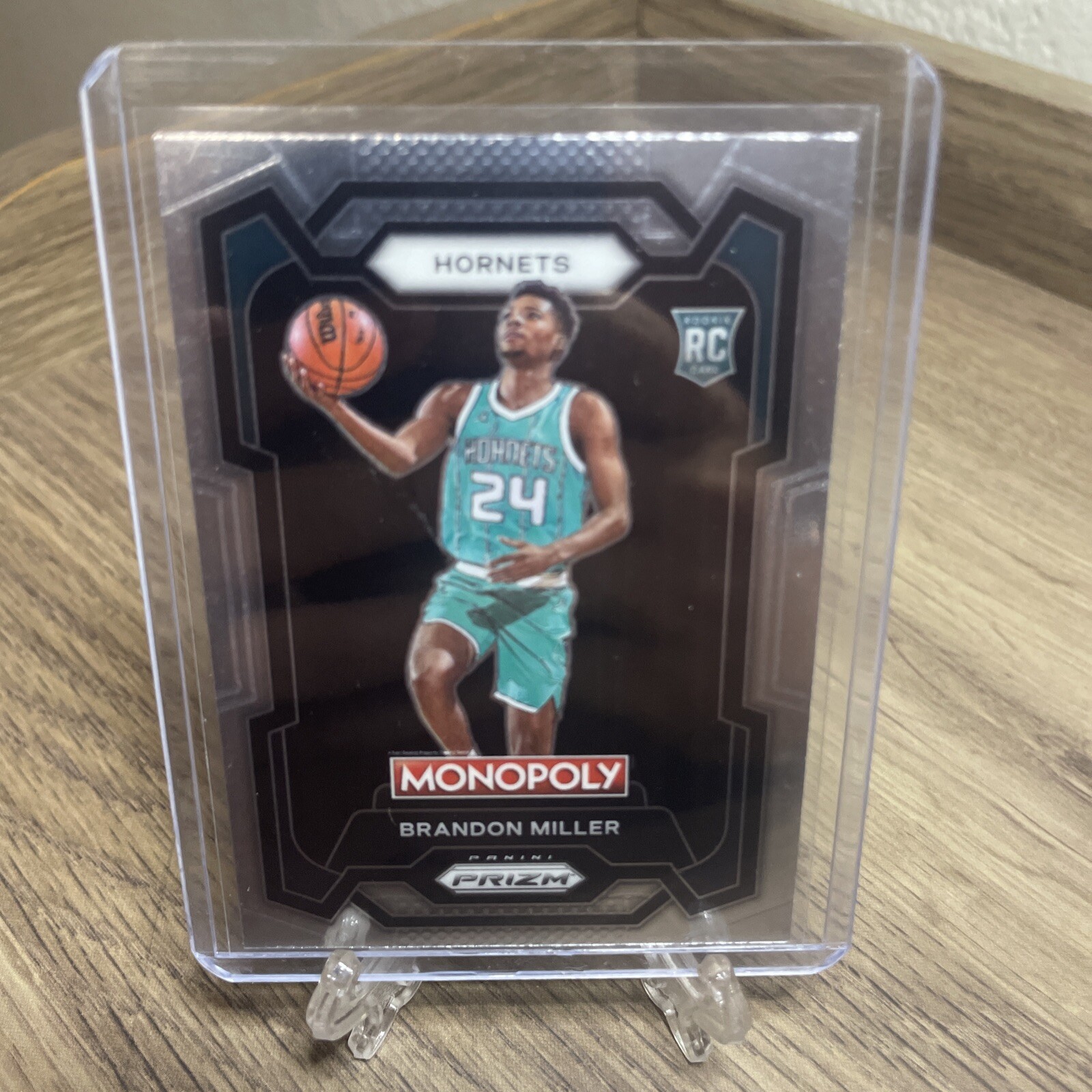 2023-24 Panini Prizm Monopoly - Silver Prizm #15 Brandon Miller (RC)