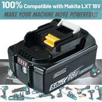 FüR Makita Ersatz Akku BL1850B 18V 5,0AH Li-Ion Led BL1850 Neu 197280-8