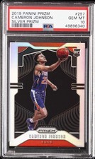 2019 PANINI PRIZM SILVER PRIZM #257 CAMERON JOHNSON PSA 10