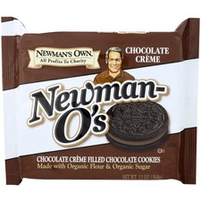 Newman'S Own Newman O'S Chocolate Cream Filled Chocolate Cookies 13 Oz