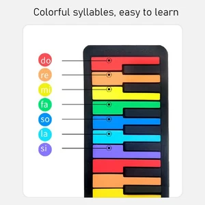 Roll Up Piano Roll Up Clavier Piano flexible pour les débutants pour jouer