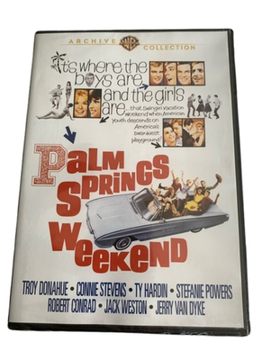 #ad Palm Springs Weekend DVD Connie Stevens Troy Donahue Conrad Stephanie Powers $16.99