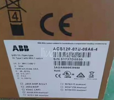 ONE New ABB inverter ACS320-03U-05A6-4