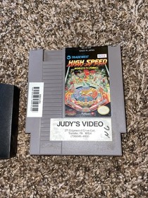 High Speed (Nintendo NES, 1991) Authentic w/ Sleeve - GREAT LABELS!! Tested