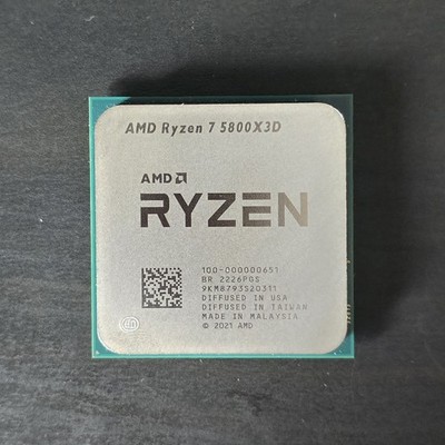 AMD Ryzen 7 5800X3D Processor (3.4 GHz, 8 Cores, Socket AM4) - 100
