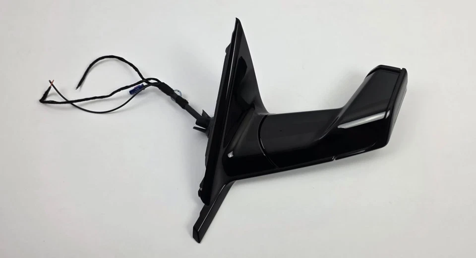 AUDI E-TRON 2021 LEFT PASSENGER SIDE WING MIRROR BLACK CAMERA 4KE857409C OEM - image 3 of 4