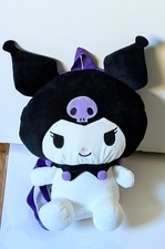 Sanrio Hello Kitty  Friends Kuromi 14" Plush Backpack Bag 2024