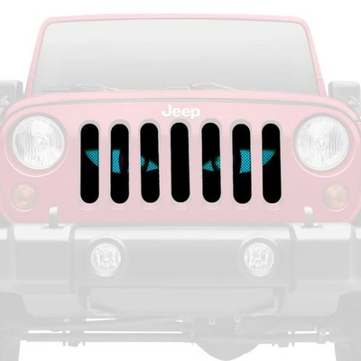 For Jeep Wrangler 18-25 Dirty Acres 1-Pc Chaos Style Perforated Main Grille