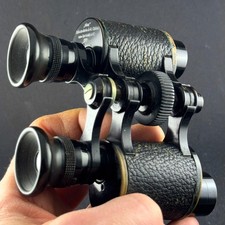 MINOR Opere Ottiche CASSEL SCHUTZ Small Binoculars 6X CENTER FOCUS army zeiss