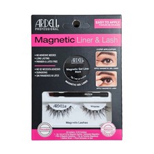 Ardell Magnetic Black Gel Liner & Wispies Lashes Eyelashes #36850 New In Box