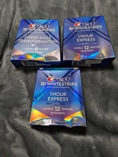 Crest 3D Whitestrips Lot of 3 Exp 2027