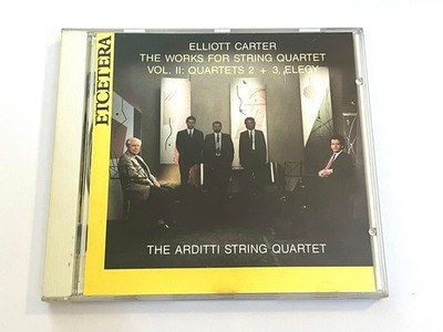 Elliott Carter - Works For String Quartet Vol II : Quartets 2 & 3 / Elegy (CD)