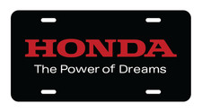 Honda Power Of Dreams Racing 2 Colors Metal Novelty Vanity Plate Honda Power Of Dreams Racing 2 Colors Metal Novelty Vanity Plate