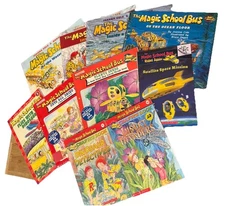 Lot 10 Magic School Bus Books Joanna Cole Ms. Frizzle Science Homeschool
