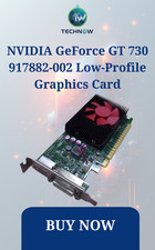 NVIDIA GeForce GT 730 917882-002 Low-Profile Graphics Card PCIe DP DVI