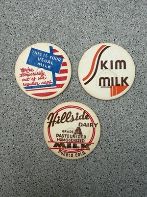milk bottle caps