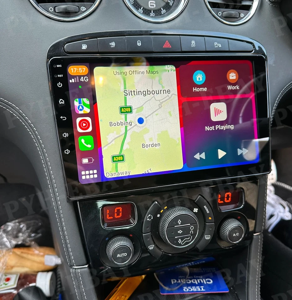 Für Peugeot 308 408 RCZ 2007-2015 9" Android 14.0 Carplay Autoradio GPS WIFI RDS - Bild 3 von 4