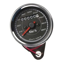 12V Motorrad Blau LED Tachometer Drehzahlmesser Multifunktionsanzeige 0-180 Km/H