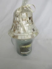 Yankee Candle Large Candle Mosaic Pattern Shade Over the River new still wrapped