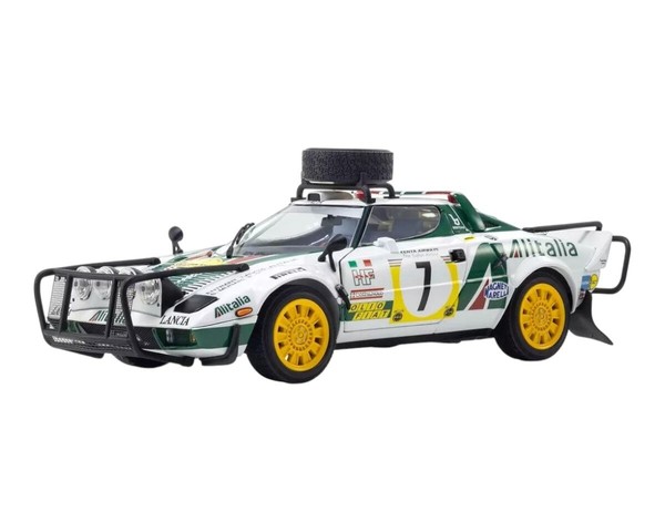 Kyosho Lancia Stratos Hf 1977 1:18 S.Munari 3Rd Safari Rally Nr.7 KYOKS08130G-image