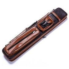 Pool Cue Case   Durable 4x4  4x5 Billiard Pool Cue Stick Carrying TI-Brown