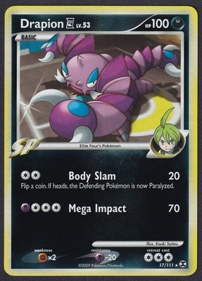 Pokemon Drapion 17/111 Reverse Holo Rare Rising Rivals
