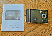 Sharper Image Mini Portable Camcorder Combo F3356771 Black w/ User Manual untest