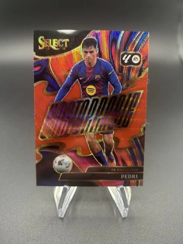 2025-26 Panini Select La Liga Pedri Unstoppable Red Wave /49 Barcelona #22
