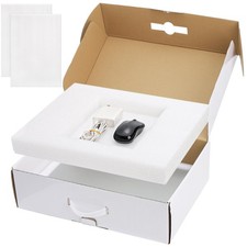 Laptop Box with Protection Foam, Cardboard Laptop Shipping Box Secure Mailer ...