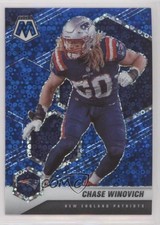 2021 Panini Mosaic No Huddle Blue Mosaic Prizm 28/75 Chase Winovich #141 1l2