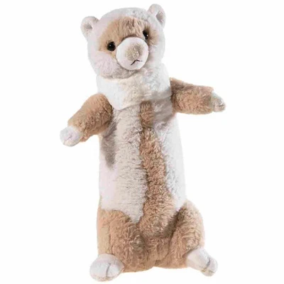 Heunec Wärmekissen Frettchen Mr Schmus, Kuscheltier, Traubenkernkissen, 38 cm