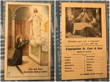 Santino-holy card* Congregation HOLY HEART OF JESUS Roncade (TV)
