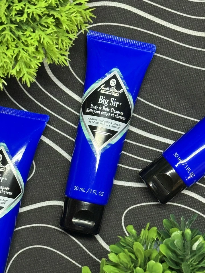 Bálsamo labial Jack Black Big Sir 3 oz + 1 oz y terapia intensa SPF25 0,25 oz | Juego de 3 piezas Foto 3 de 4
