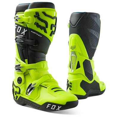 Fox Racing Motocross Stiefel - INSTINCT 2.0 (Fluo Yellow)