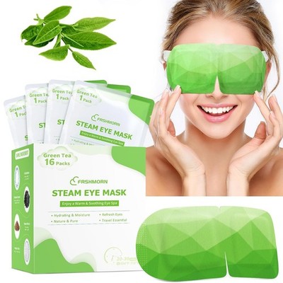 16Packs Steam Eye Mask, Heated Eye Mask for Sleeping, Warm Compress for Eyes, Se