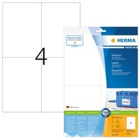 Herma Universal Etiketten Premium 105 X 148 Mm Weiß 40 Etiketten