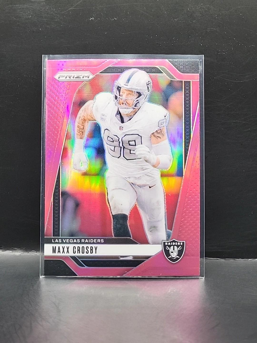 2024 Panini Prizm Football #152 Pink Prizm Maxx Crosby RAIDERS