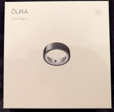 BRAND NEW SEALED Oura Ring 4 Smart Ring 4th Gen Size 10 BLACK Activity Tracker