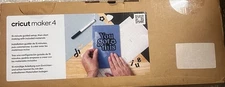 Cricut Maker 4 Smart Cutting Machine DIY Vinyl Paper Fabric Cutter New Open Box