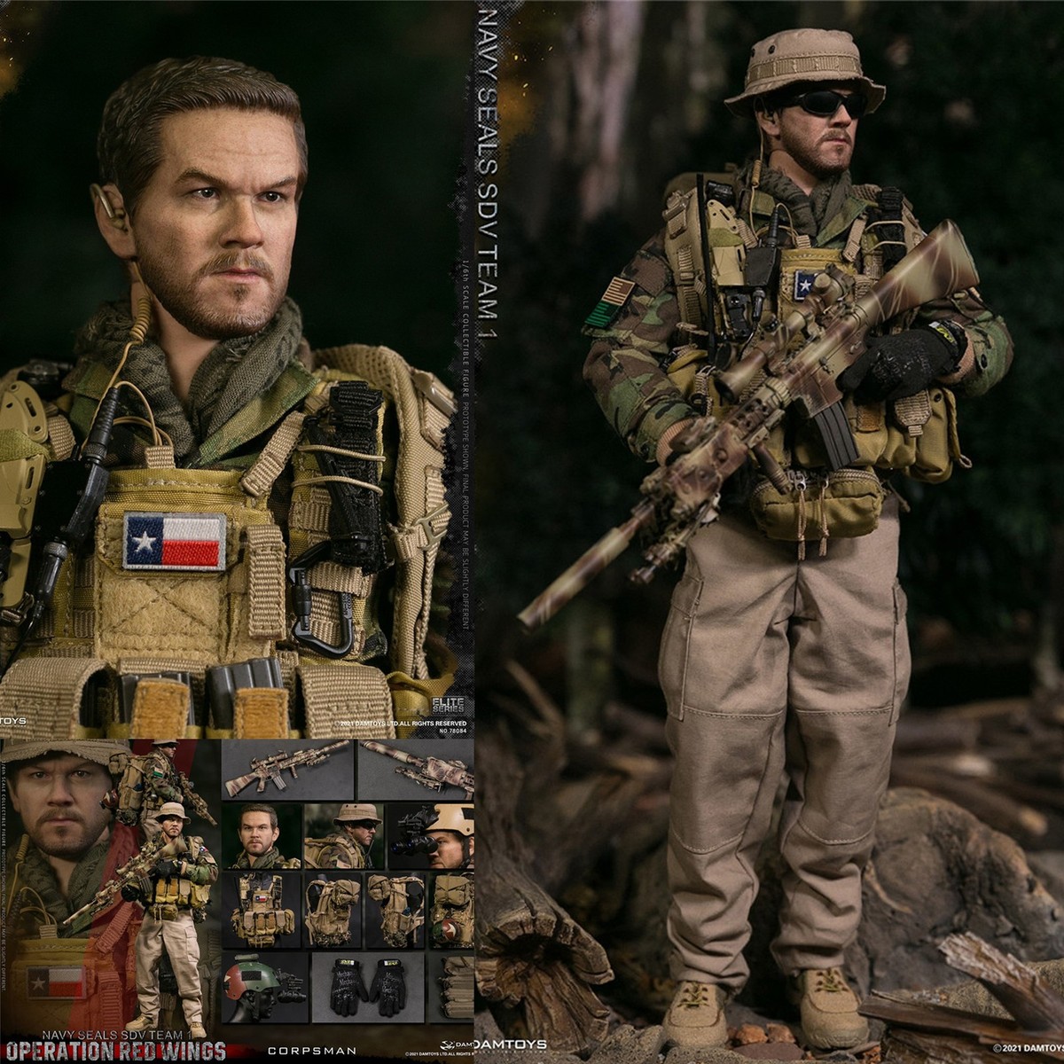 Seal Special Forces Corpsman Marcus 1/6 Action Figure Soldier