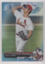 2017 Bowman Draft Chrome Sky Blue Refractor 324/399 Scott Hurst #BDC-126 08jk