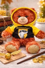 Build-A-Bear Harry Potter Hufflepuff Bear Plush Hoodie Wizarding World BABW NWT