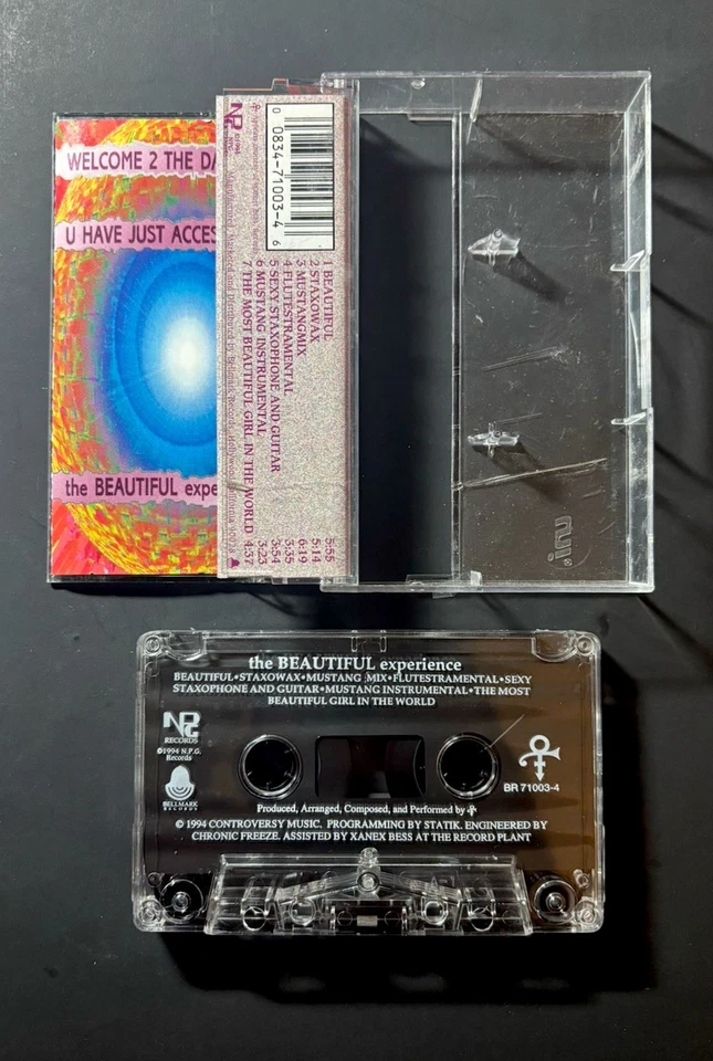Prince The Beautiful Experience Music Cassette Tape 1994 Rock Pop Tested Foto 2 de 2