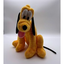 Disney Store Pluto Plush Stuffed Animal Dog with Return to Mickey Mouse Tag