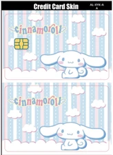 Sanrio Hello Kitty Cinnamoroll Credit Card Smart Sticker Skin Small Chip Debit