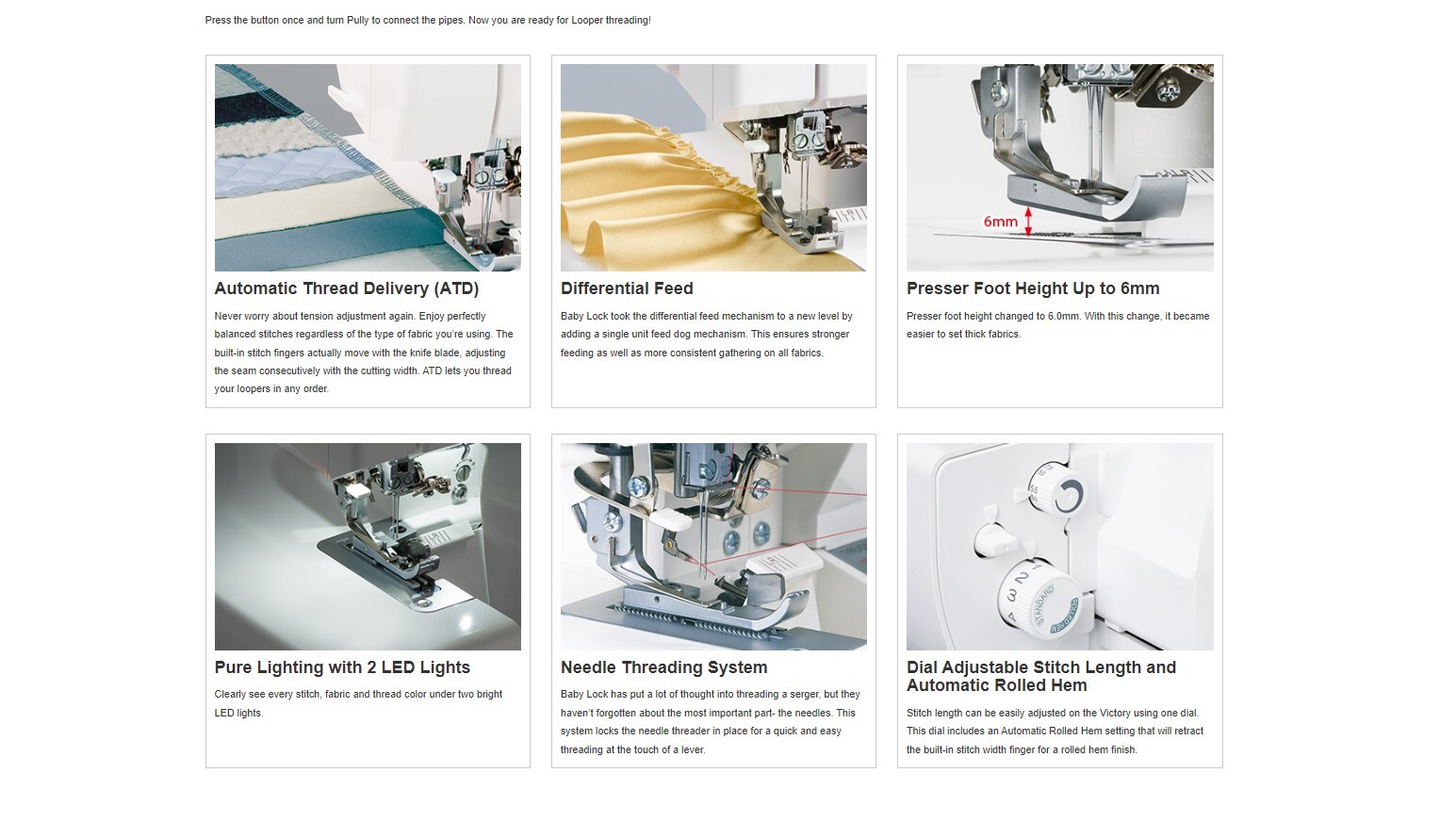 Babylock Victory Serger Sewing Machine BLS3 NIB 15 minutes use new eBay