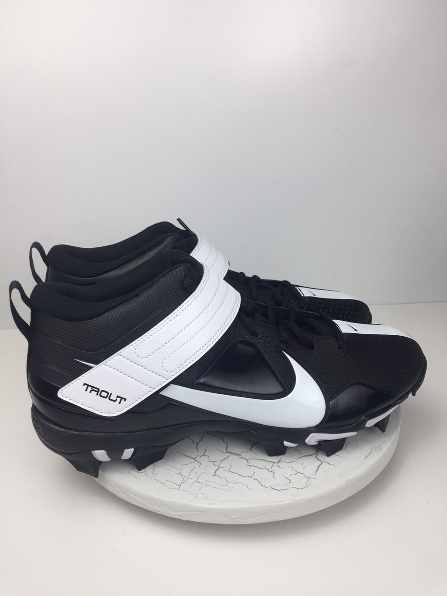Nike Force TrouT 7 Keystone CR0831-001 Black White Sz 13
