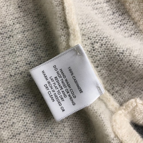 White + Warren Strickjacke Pullover Damen Extra Small Ivory Kaschmir Trapez Kapuze - Bild 7 von 10