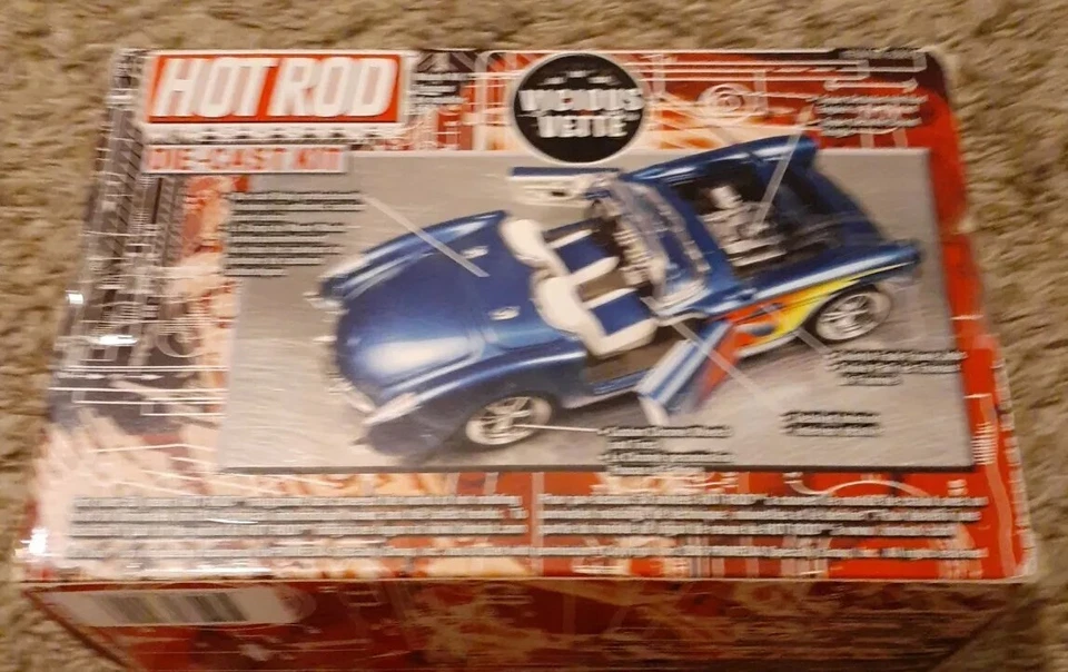 Classic Metal Works ,1956 Chevrolet Corvette , Diecast Assembly Kit 1/24 , NIB! - Image 2 of 4