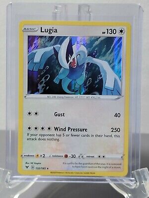 NM/MINT Lugia HOLO RARE 132/185 Vivid Voltage Pokemon Cards NM/MINT Lugia HOLO RARE 132/185 Vivid Voltage Pokemon Cards